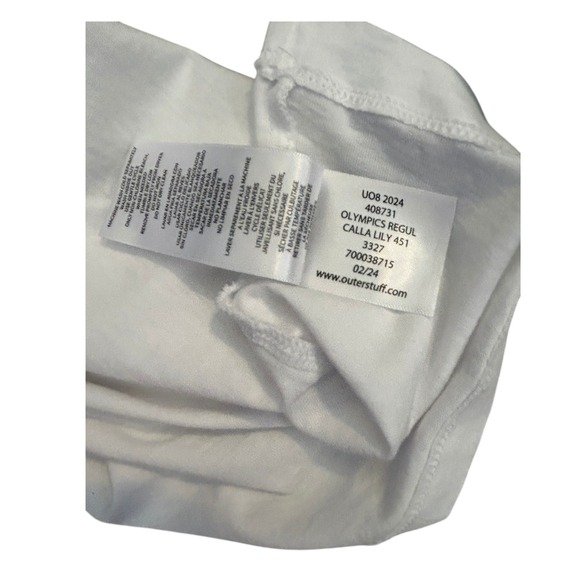 Team USA Olympic Rings Flag T Shirt Women's Size Small White - Picture 7 of 7